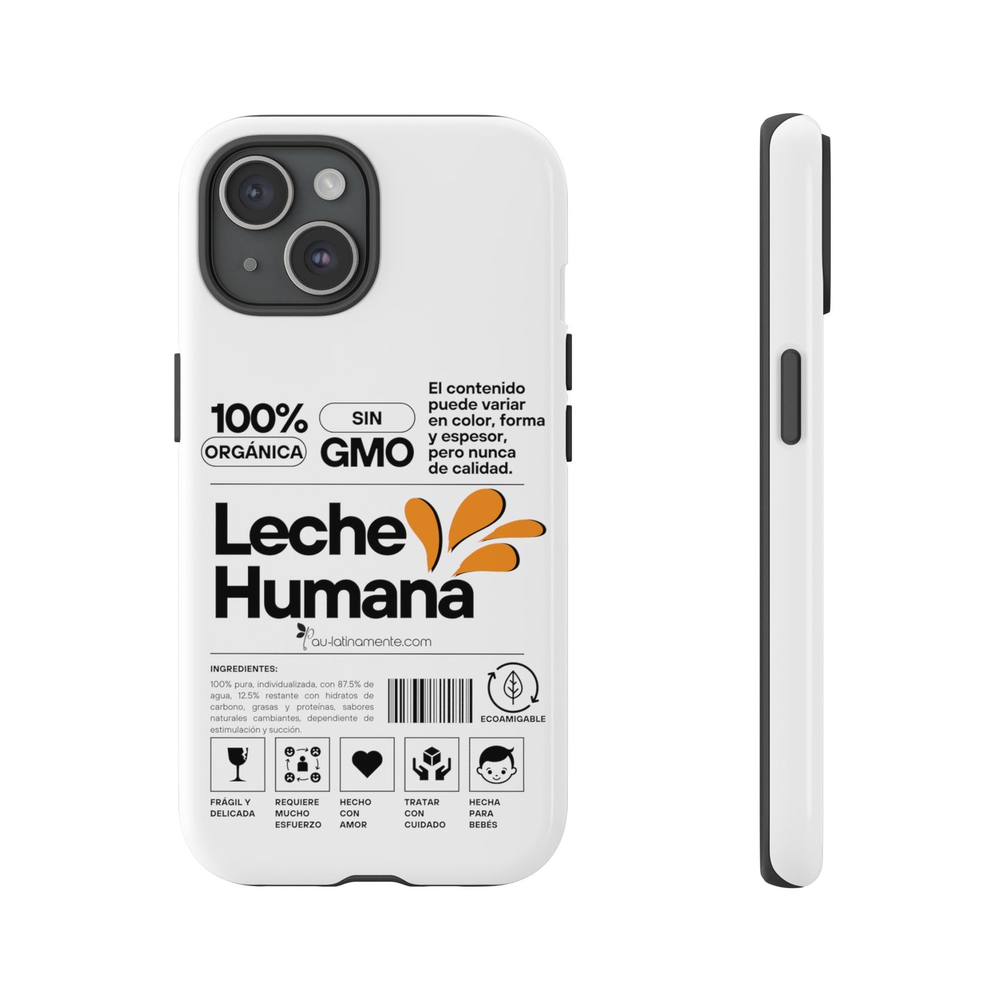 Etiqueta Leche Humana Tough Cases