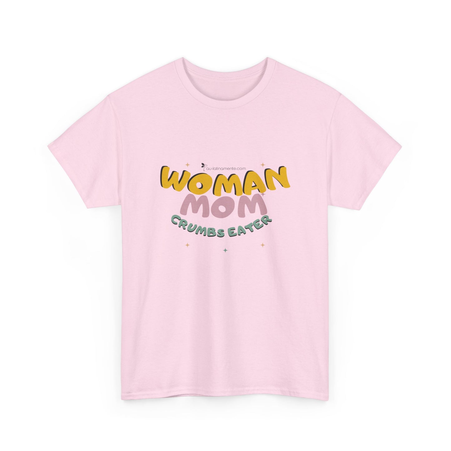 Woman, Mom, Crumbs eater - Unisex Heavy Cotton Tee