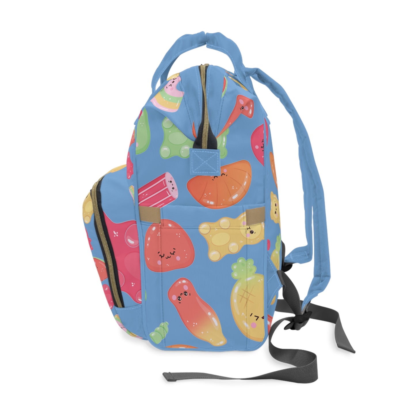 Yummy Gummy (light blue) - Multifunctional Diaper Backpack