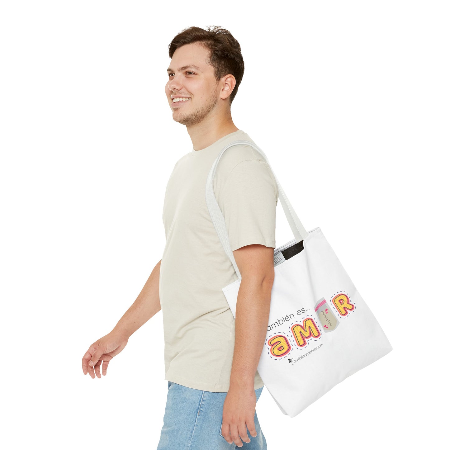 Leche extraída es amor - Tote Bag (AOP)