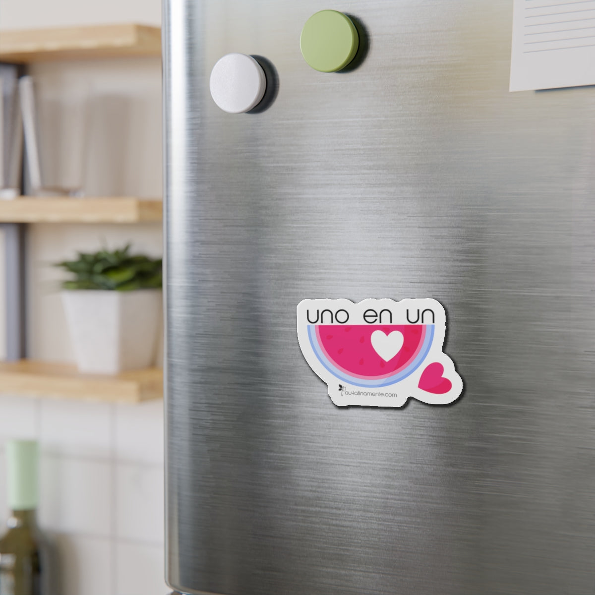 Uno en un melón - Die-Cut Magnets