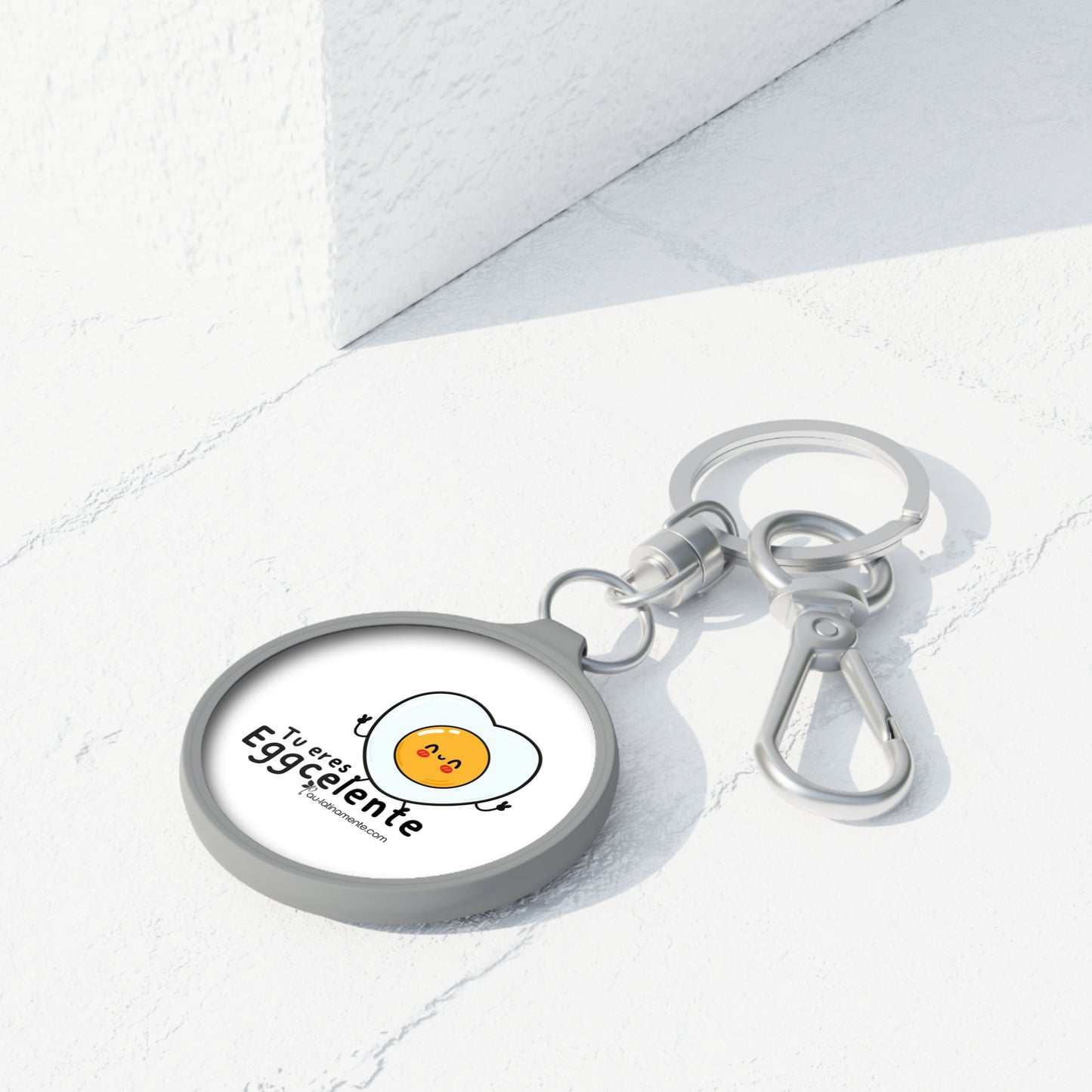 Tu eres eggcelente - Keyring Tag