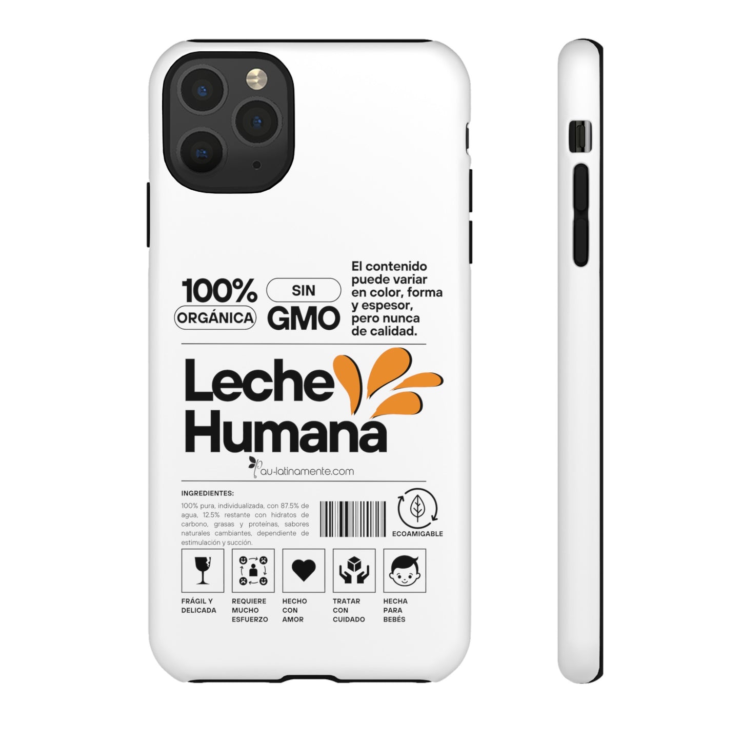 Etiqueta Leche Humana Tough Cases