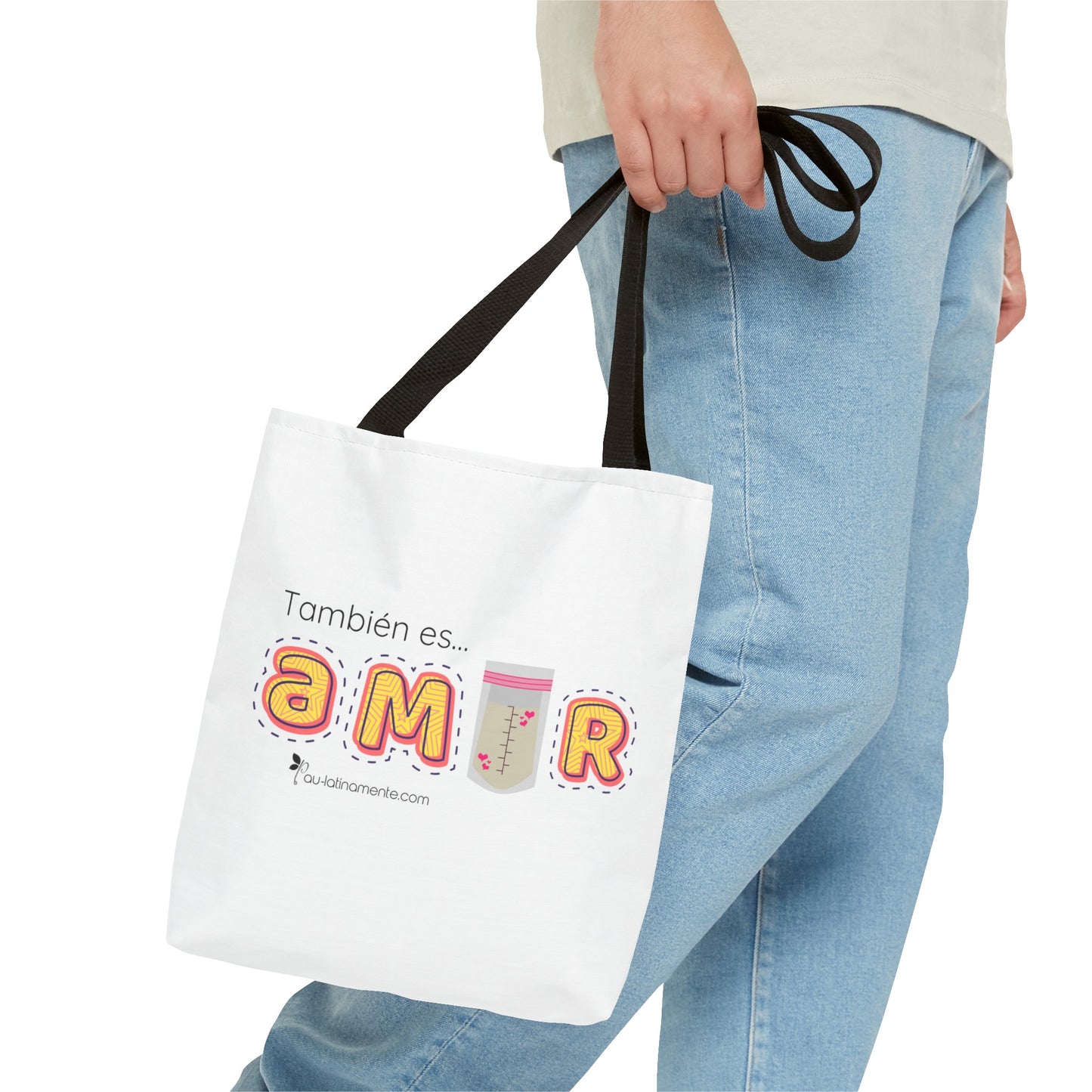 Leche extraída es amor - Tote Bag (AOP)