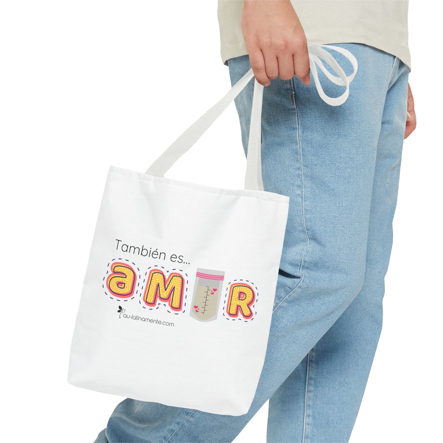 Leche extraída es amor - Tote Bag (AOP)