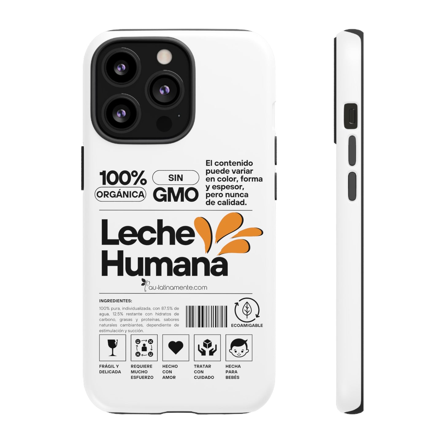 Etiqueta Leche Humana Tough Cases