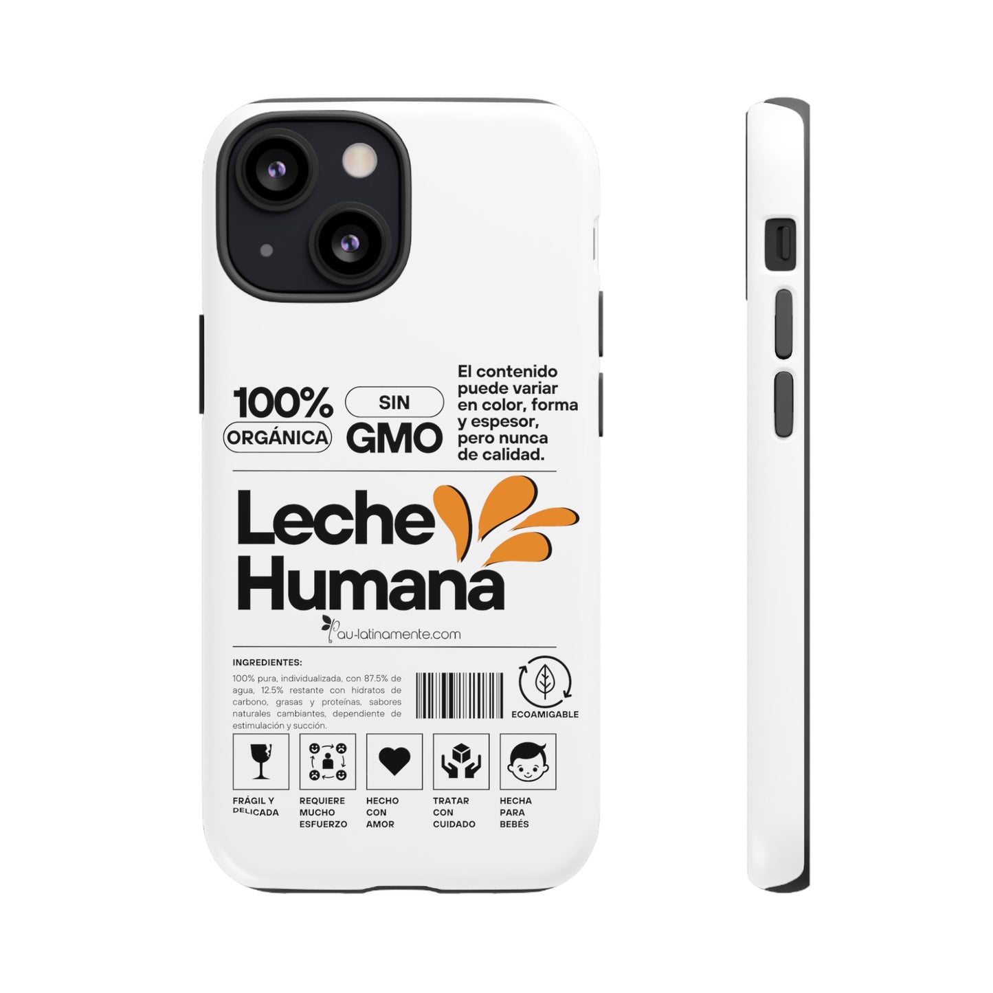 Etiqueta Leche Humana Tough Cases
