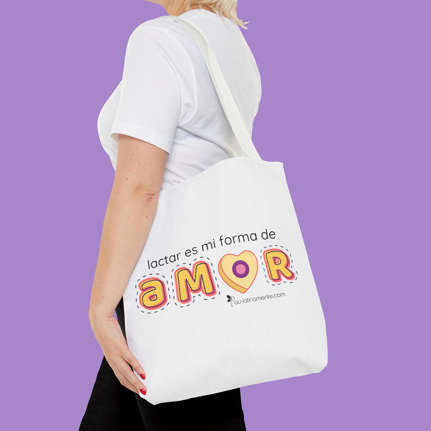 Lactar es mi forma de amor - Tote Bag (AOP)