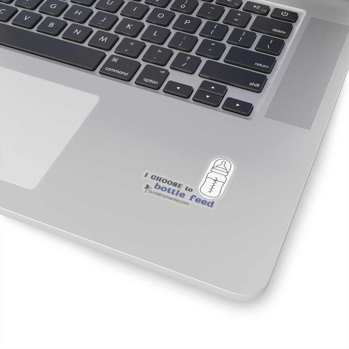 I choose to bottlefeed (blue) - Kiss-Cut Stickers
