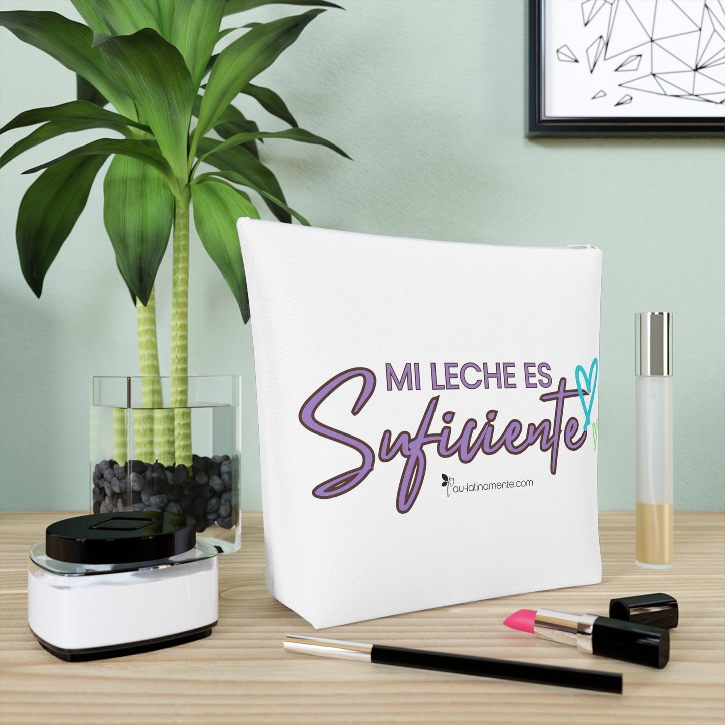 Mi leche es suficiente - Cotton Cosmetic Bag