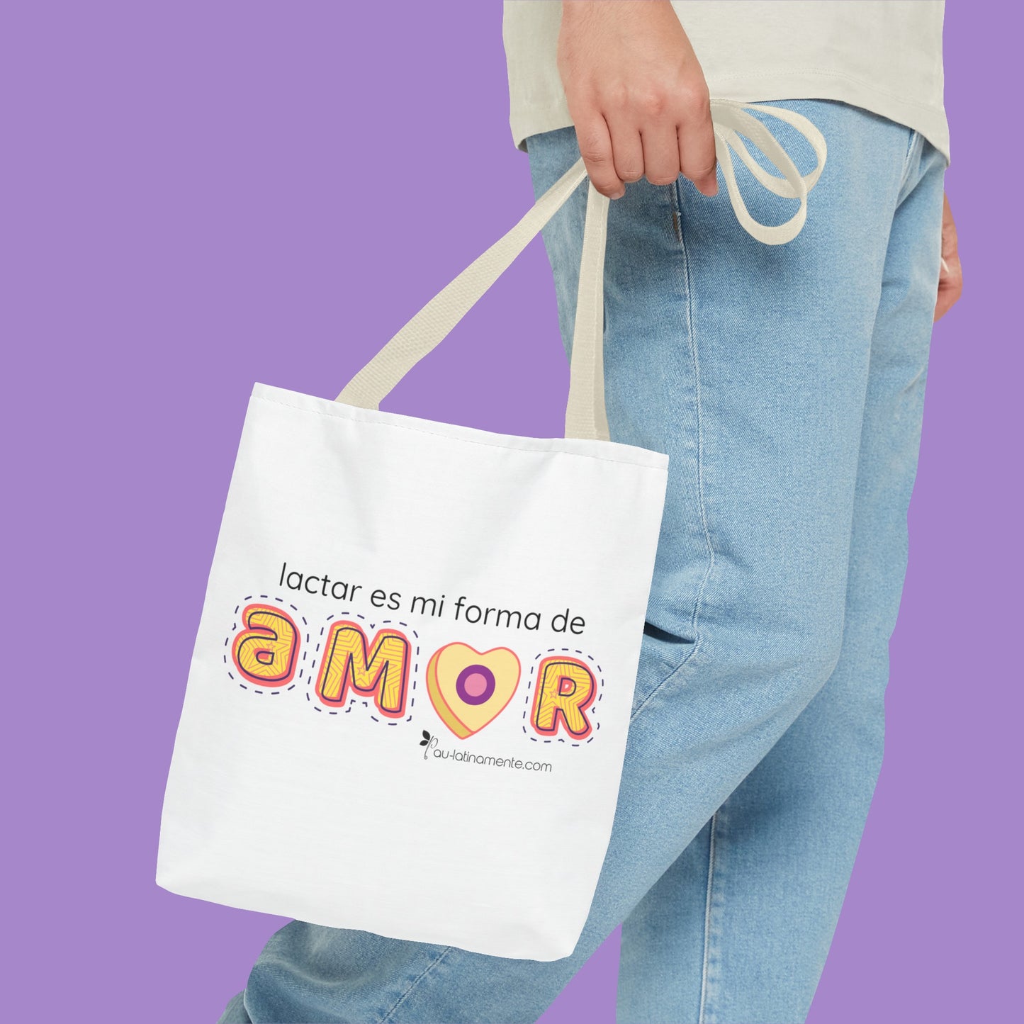 Lactar es mi forma de amor - Tote Bag (AOP)