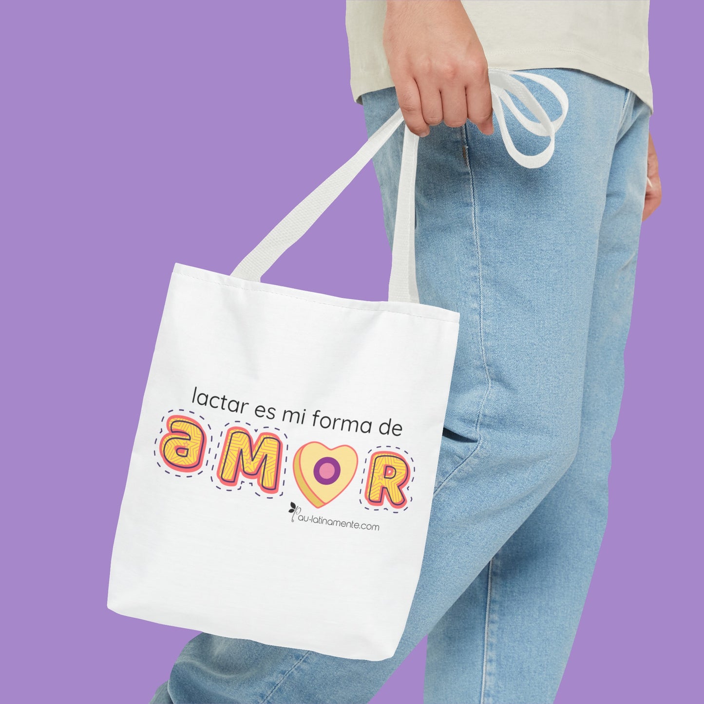 Lactar es mi forma de amor - Tote Bag (AOP)