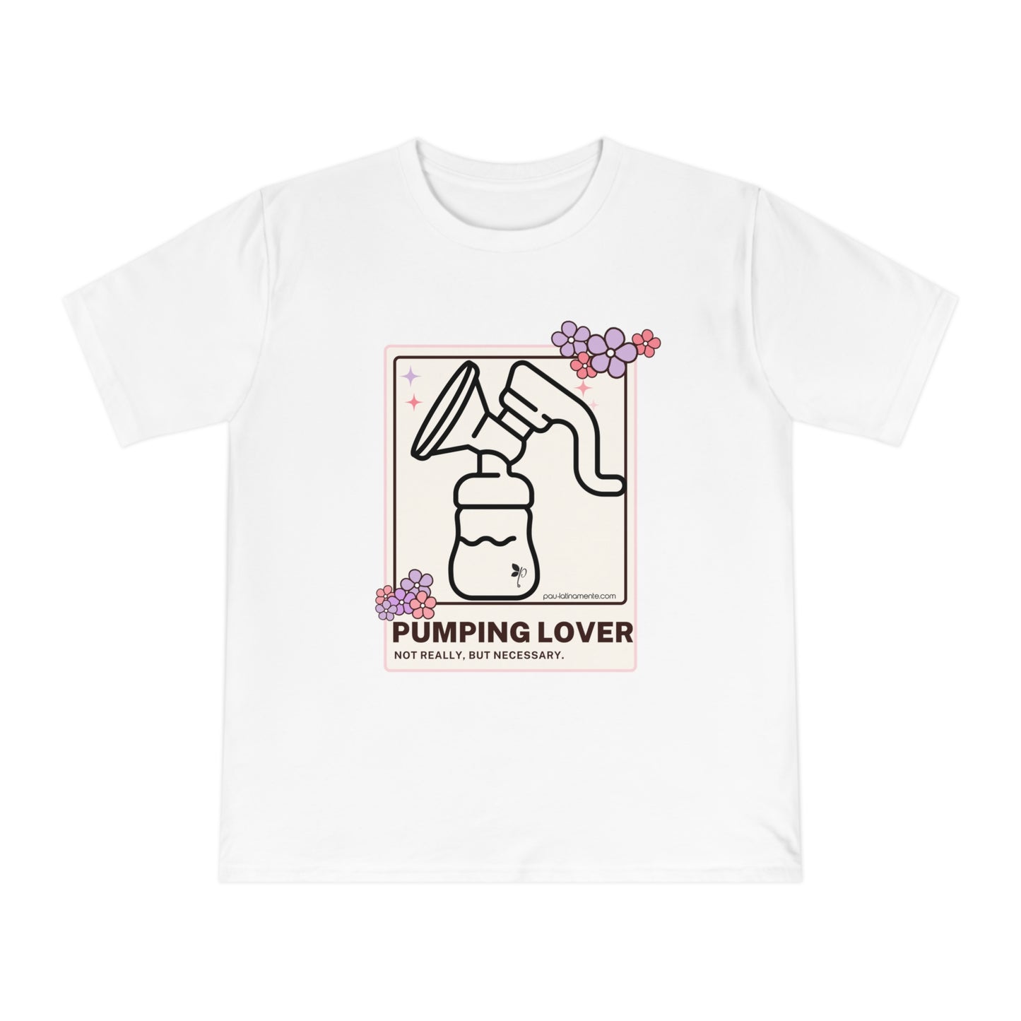 PUMPING LOVE Black/White - Unisex Classic Jersey T-shirt