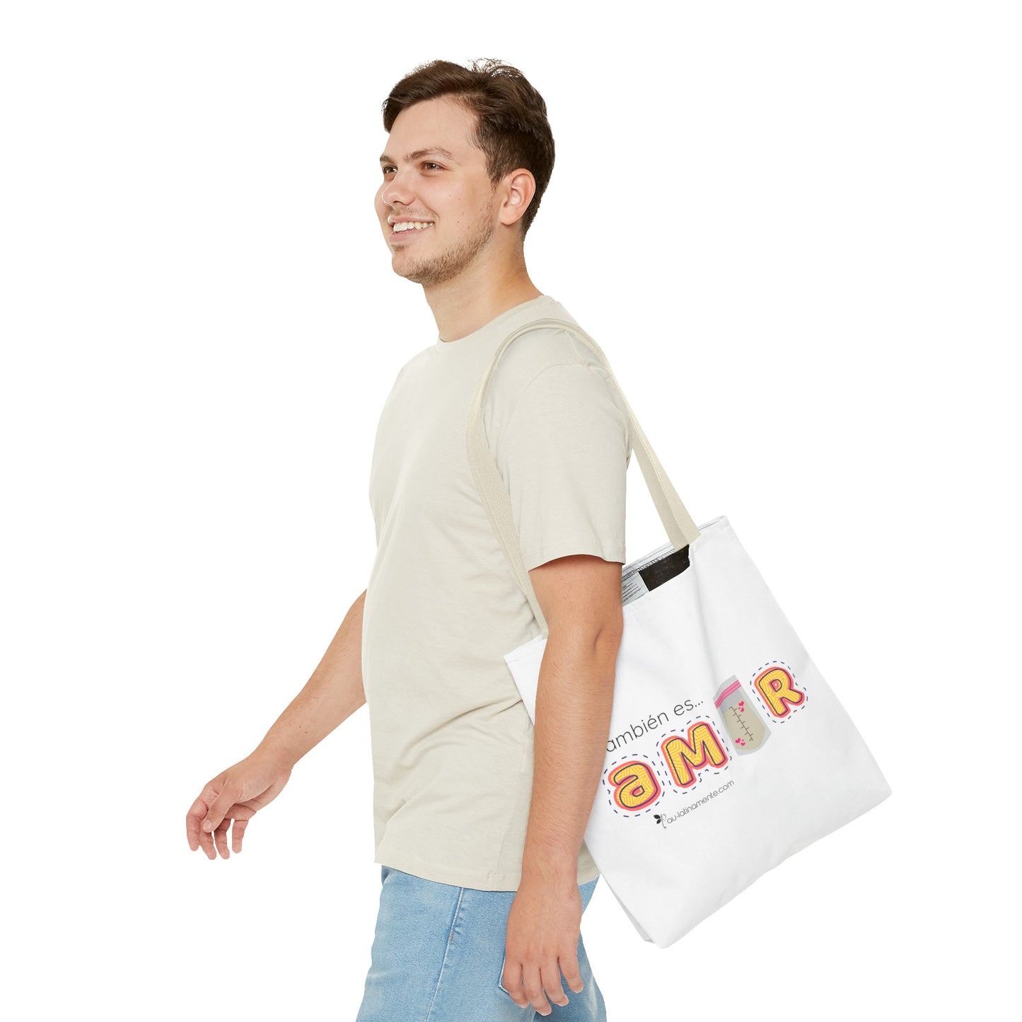 Leche extraída es amor - Tote Bag (AOP)