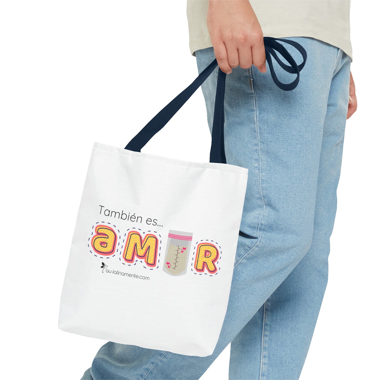 Leche extraída es amor - Tote Bag (AOP)