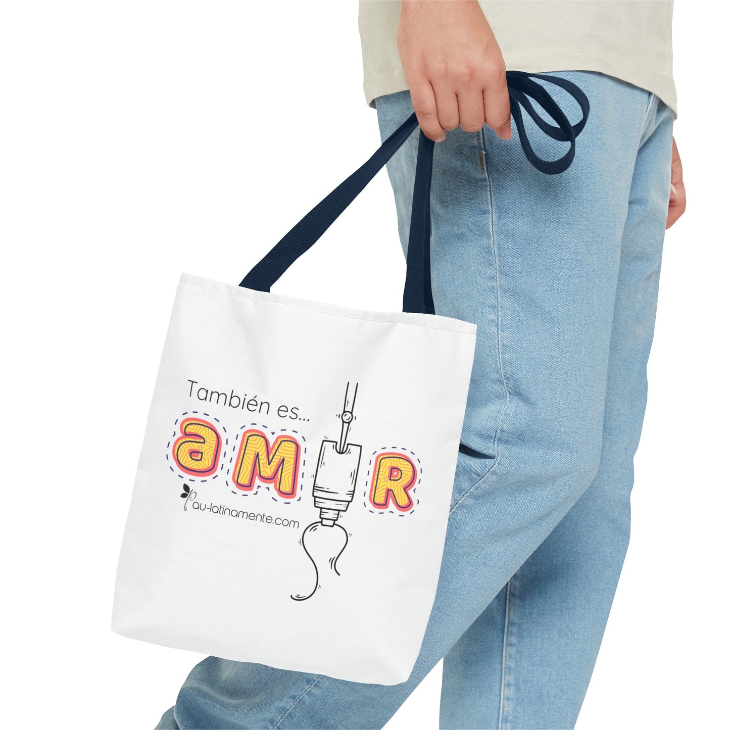 Suplementar también es amor - Tote Bag (AOP)