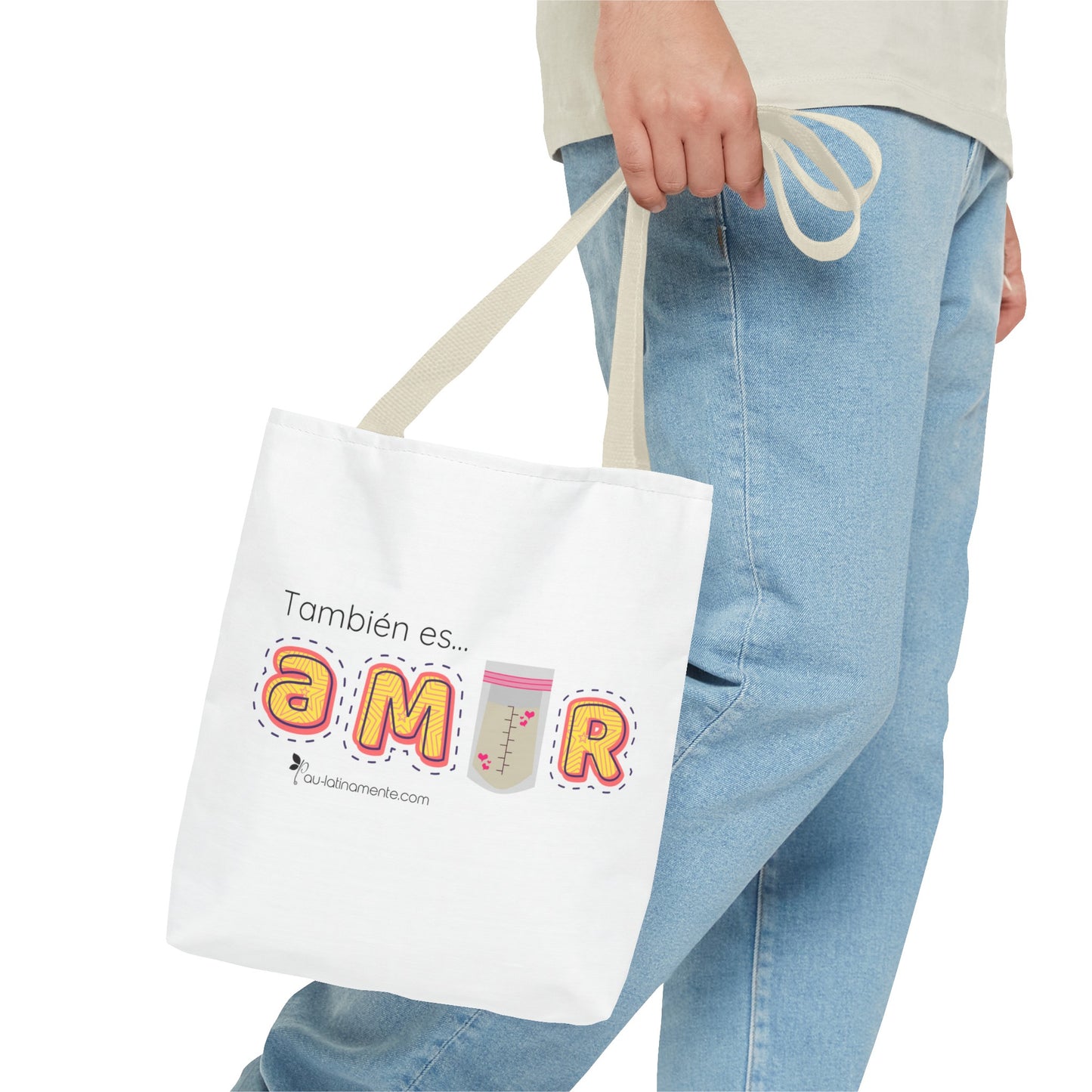 Leche extraída es amor - Tote Bag (AOP)