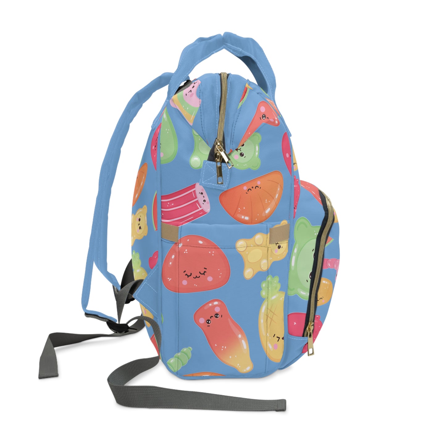 Yummy Gummy (light blue) - Multifunctional Diaper Backpack
