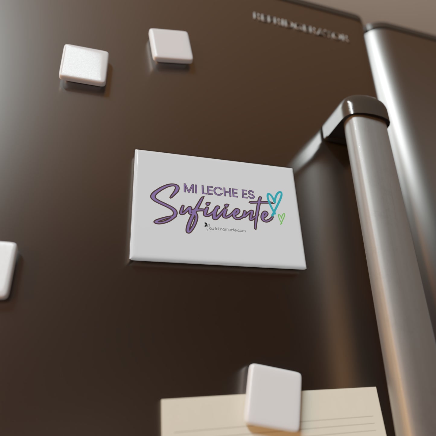 Mi leche es suficiente - Button Magnet, Rectangle (1 & 10 pcs)