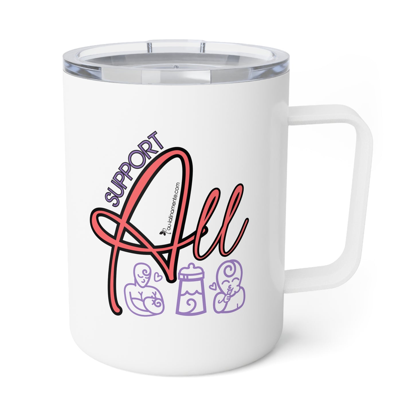 Apoyo tu Decisión / Support All Insulated 10oz Coffee Mug