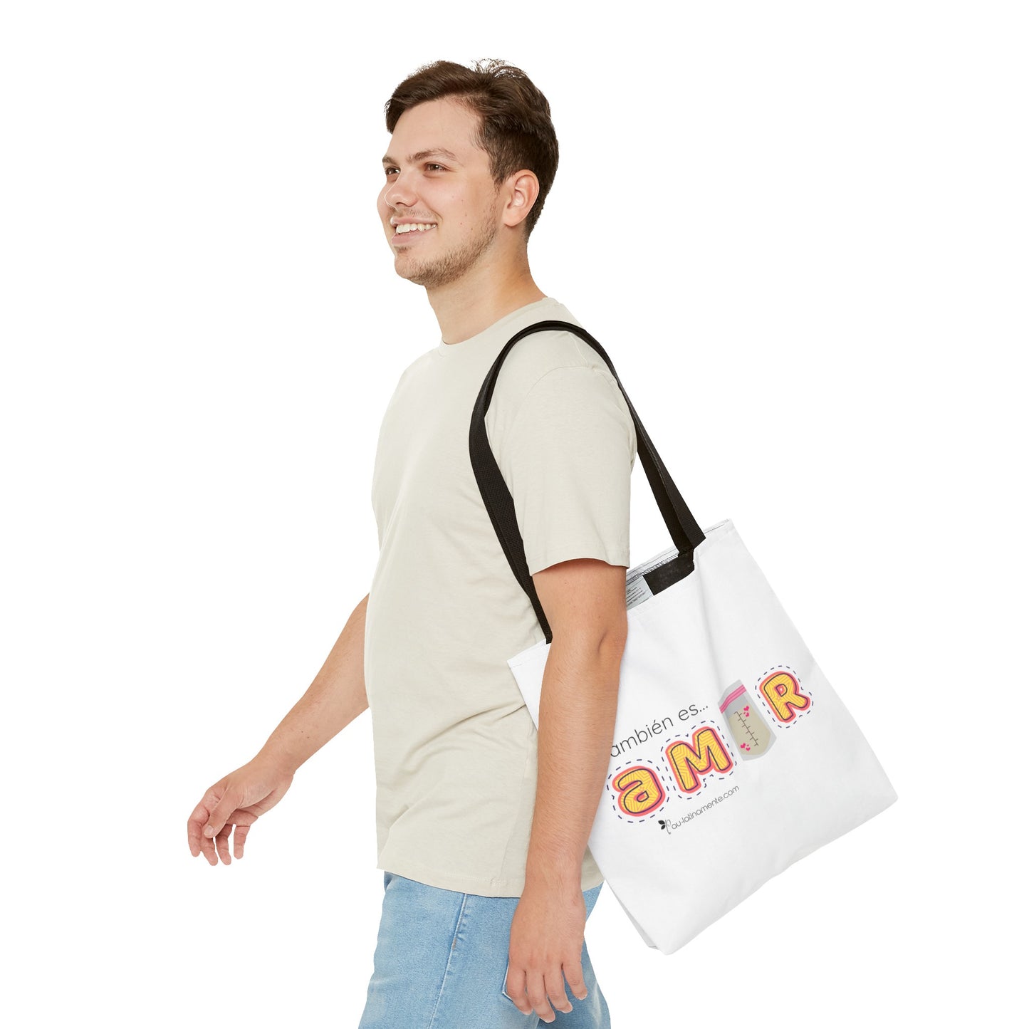 Leche extraída es amor - Tote Bag (AOP)