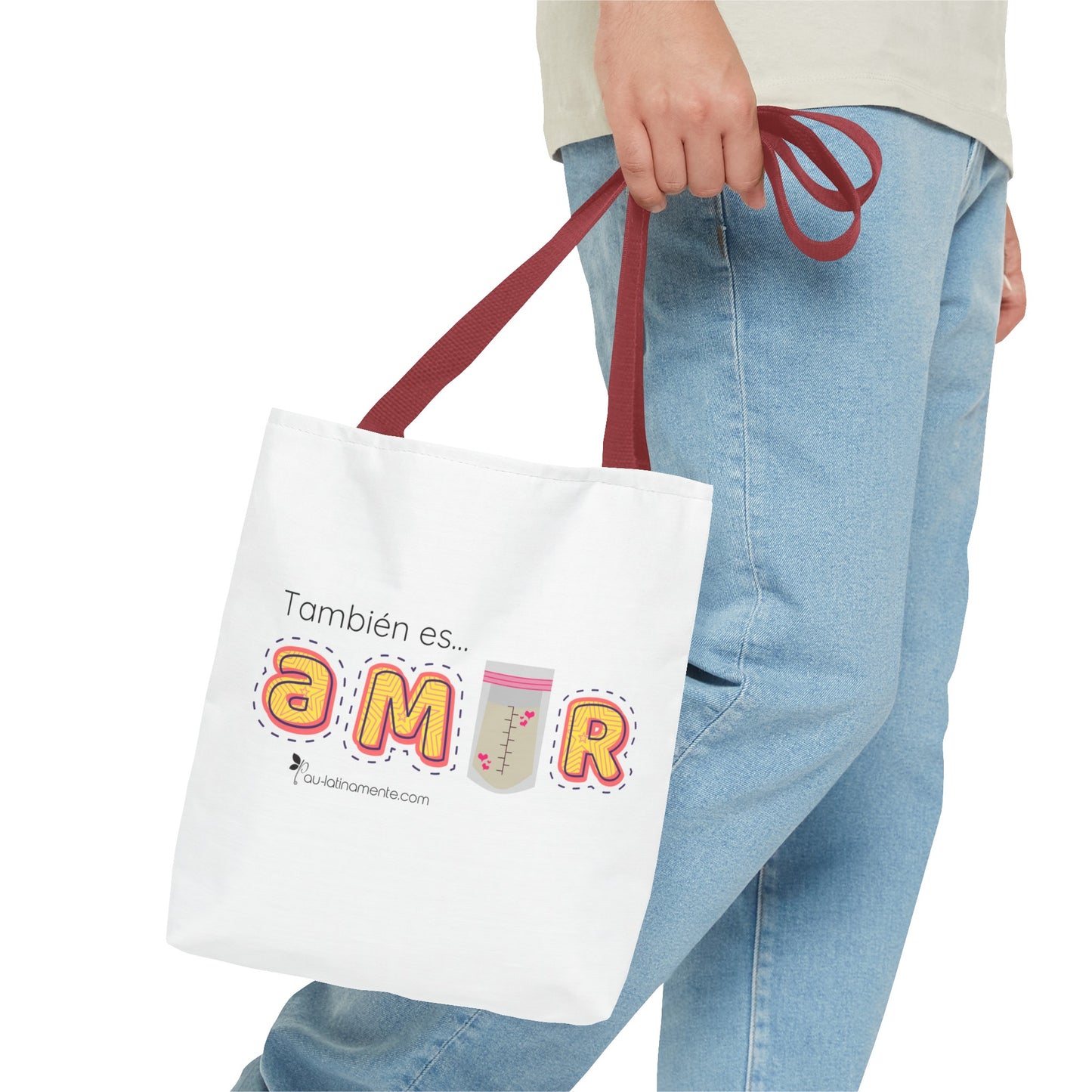 Leche extraída es amor - Tote Bag (AOP)