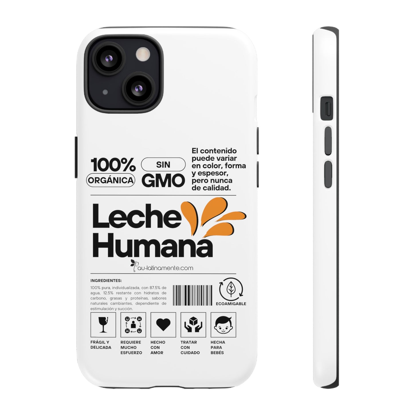 Etiqueta Leche Humana Tough Cases