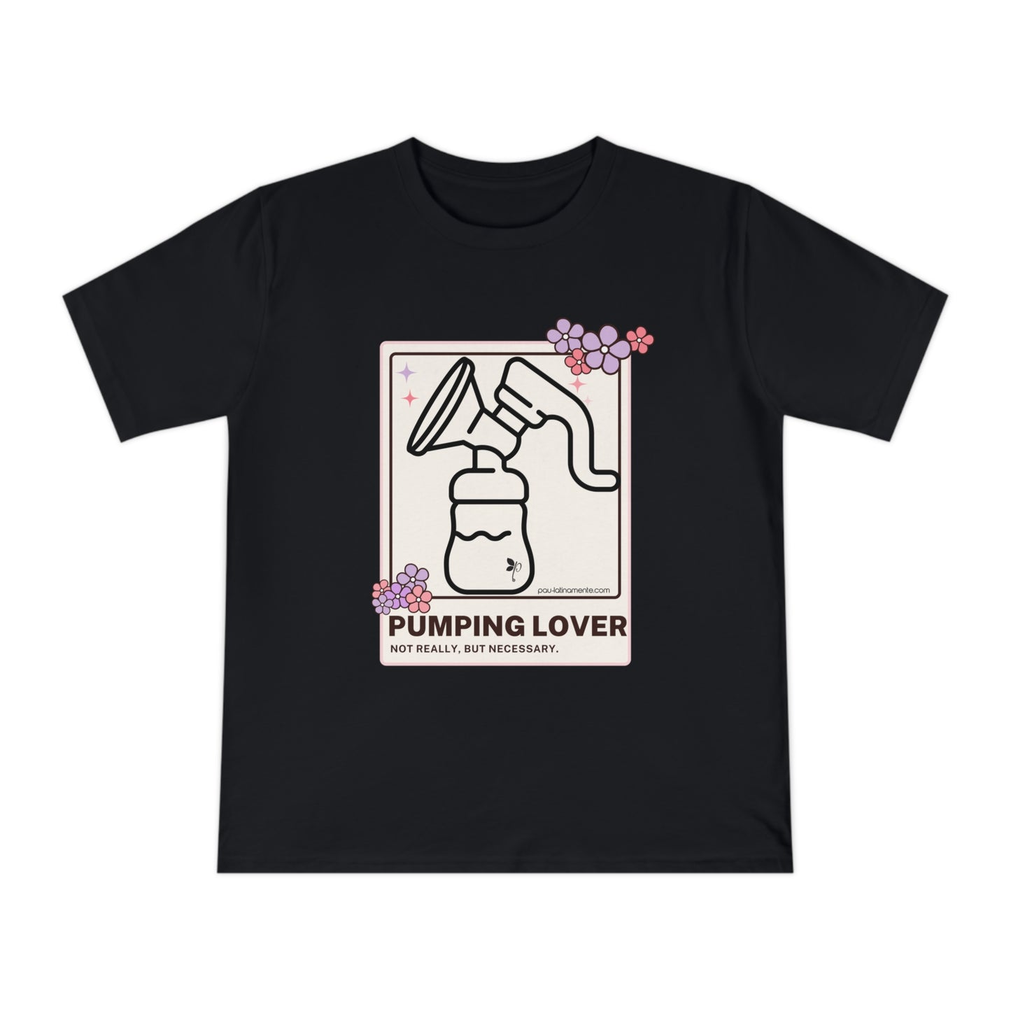 PUMPING LOVE Black/White - Unisex Classic Jersey T-shirt