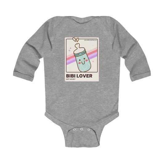 Bibi lover Pink - Infant Long Sleeve Bodysuit