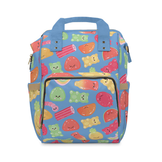 Yummy Gummy (light blue) - Multifunctional Diaper Backpack