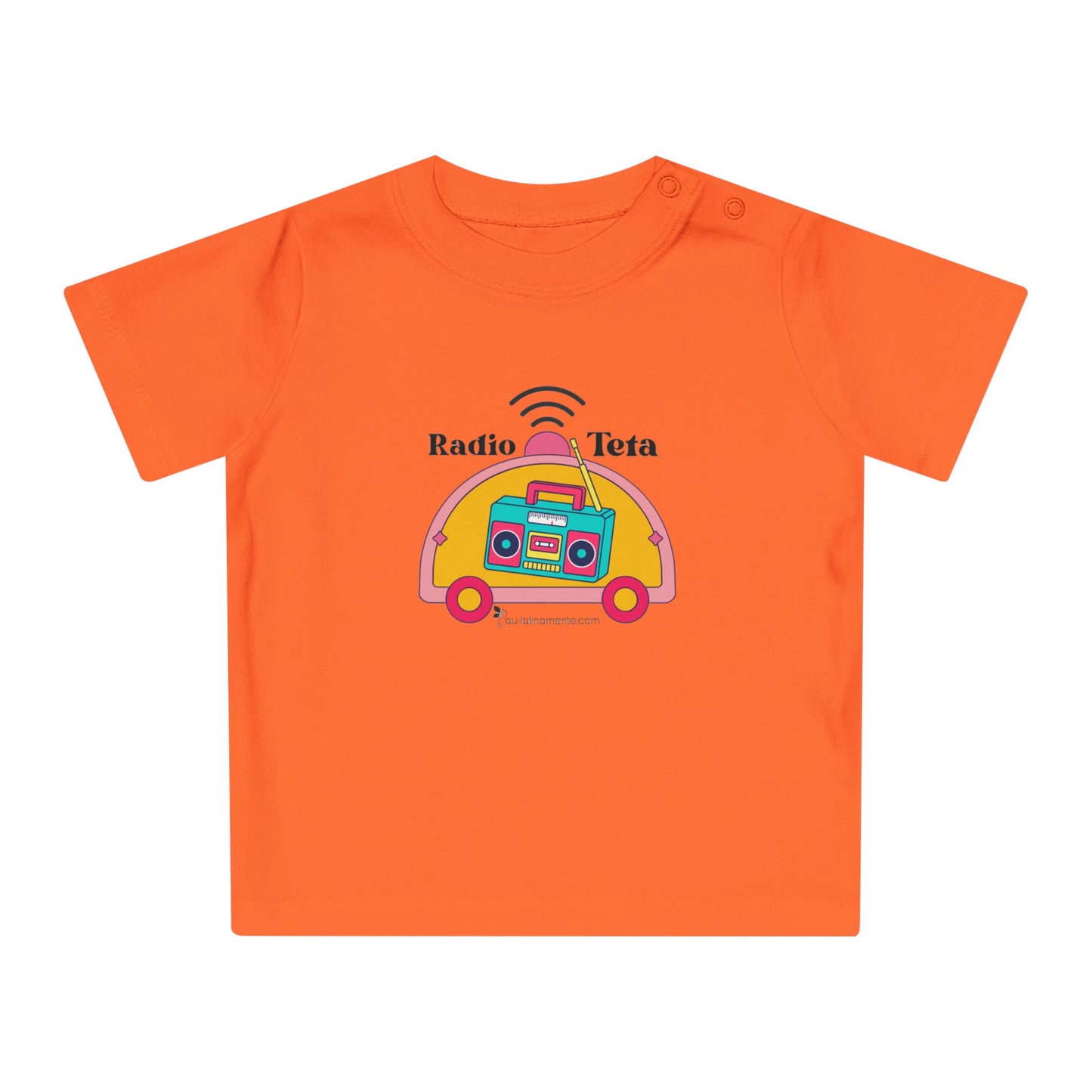 Radio Teta (black letters) - Baby T-Shirt