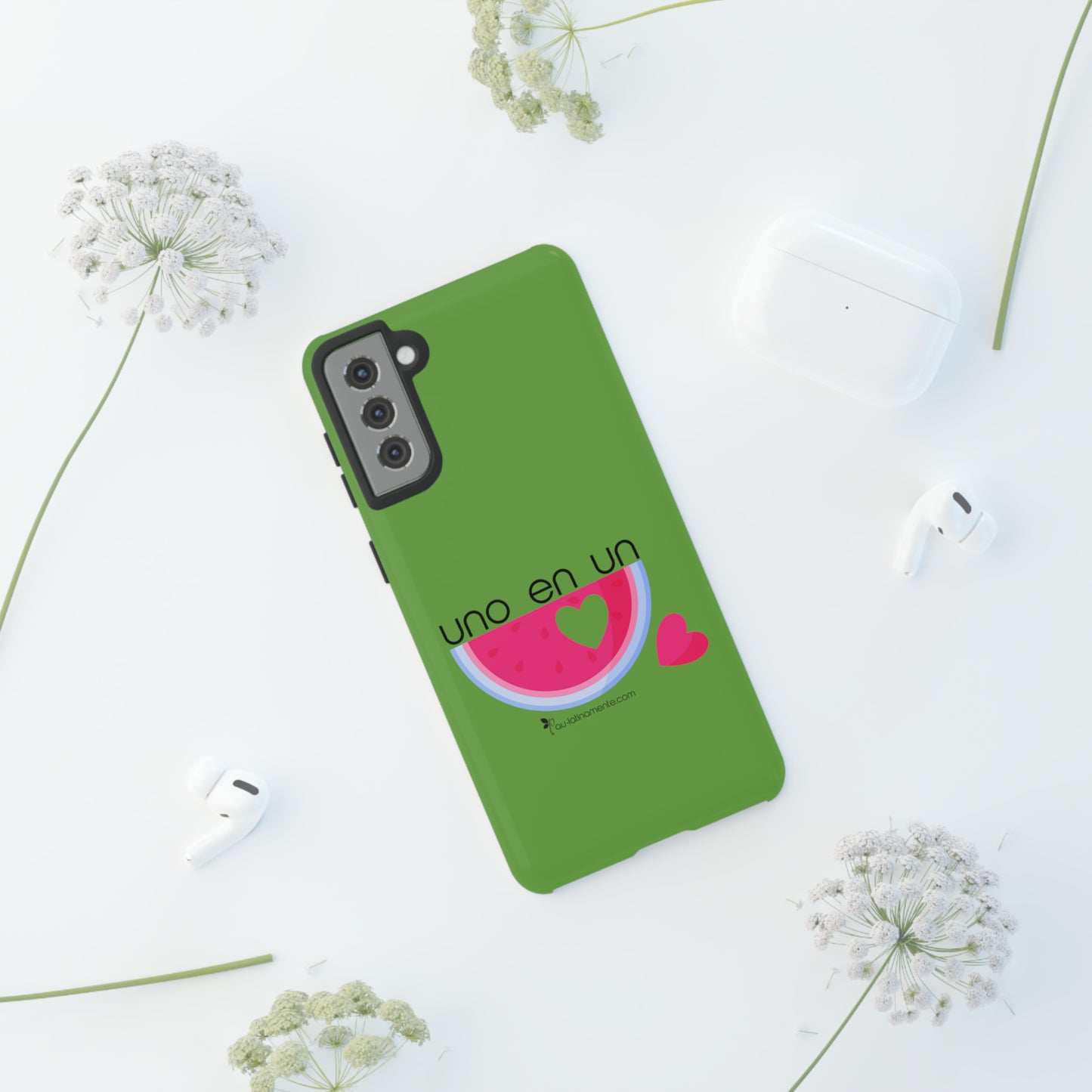 Uno en un melón (lime green) - Tough Cases