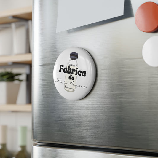 Fábrica de leche - Button Magnet, Round (1 & 10 pcs)