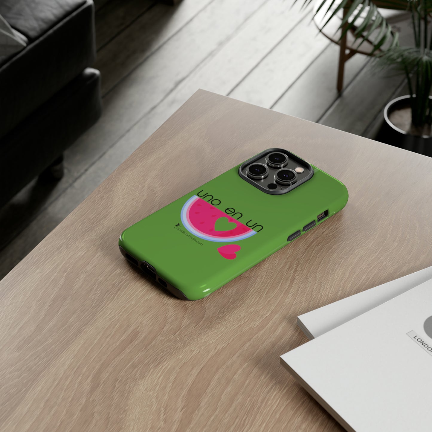 Uno en un melón (lime green) - Tough Cases