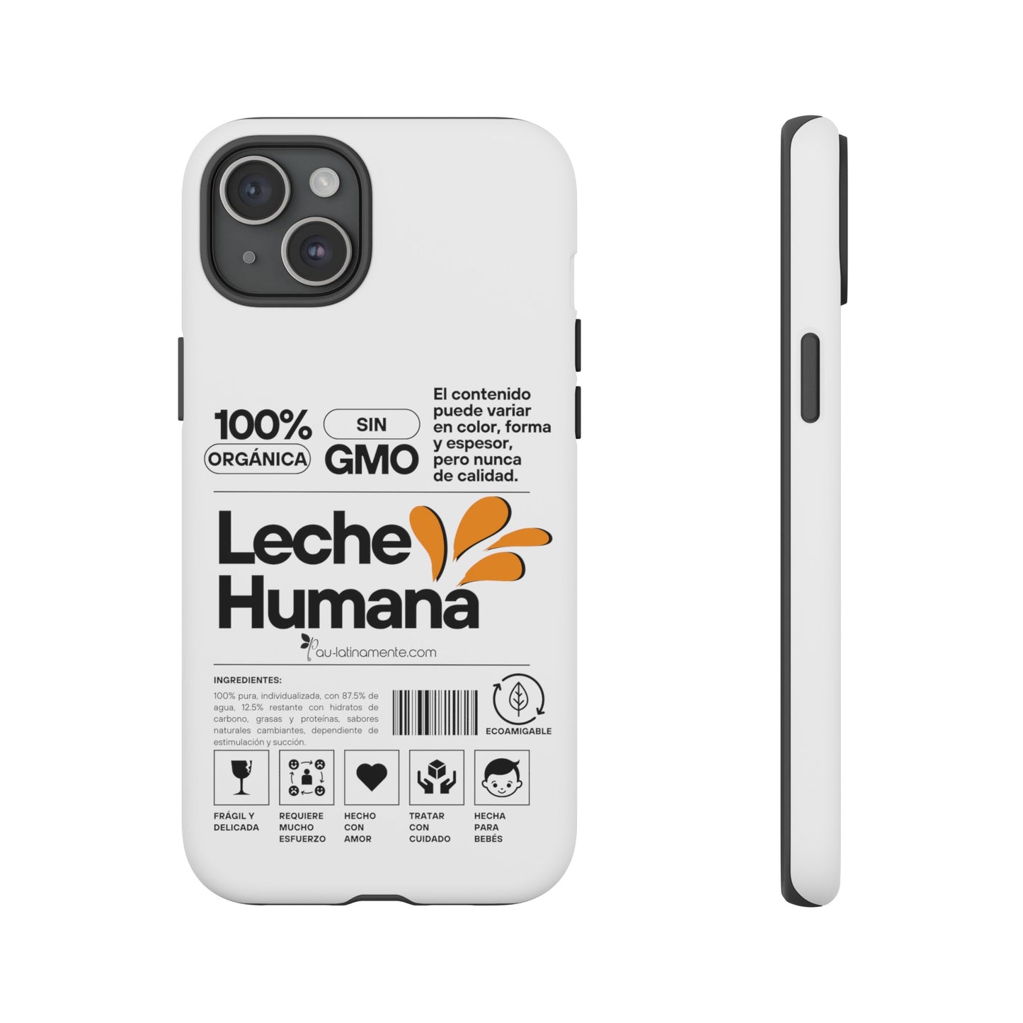 Etiqueta Leche Humana Tough Cases