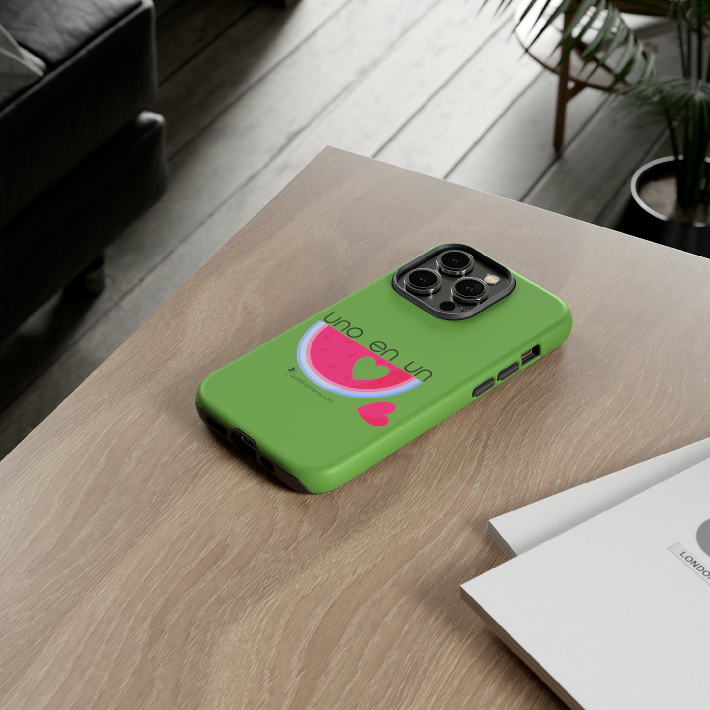 Uno en un melón (lime green) - Tough Cases