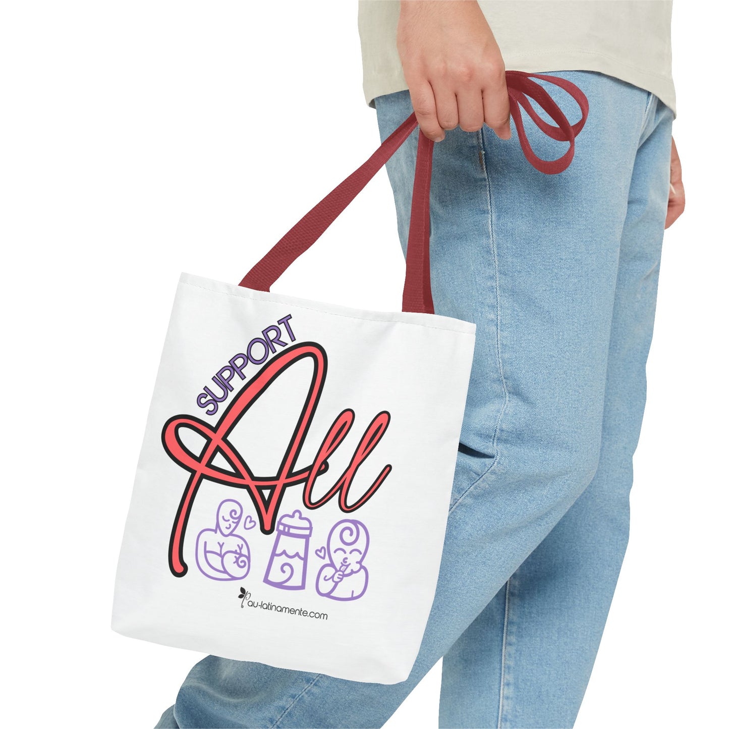 Support All Feeding Tote Bag (AOP)