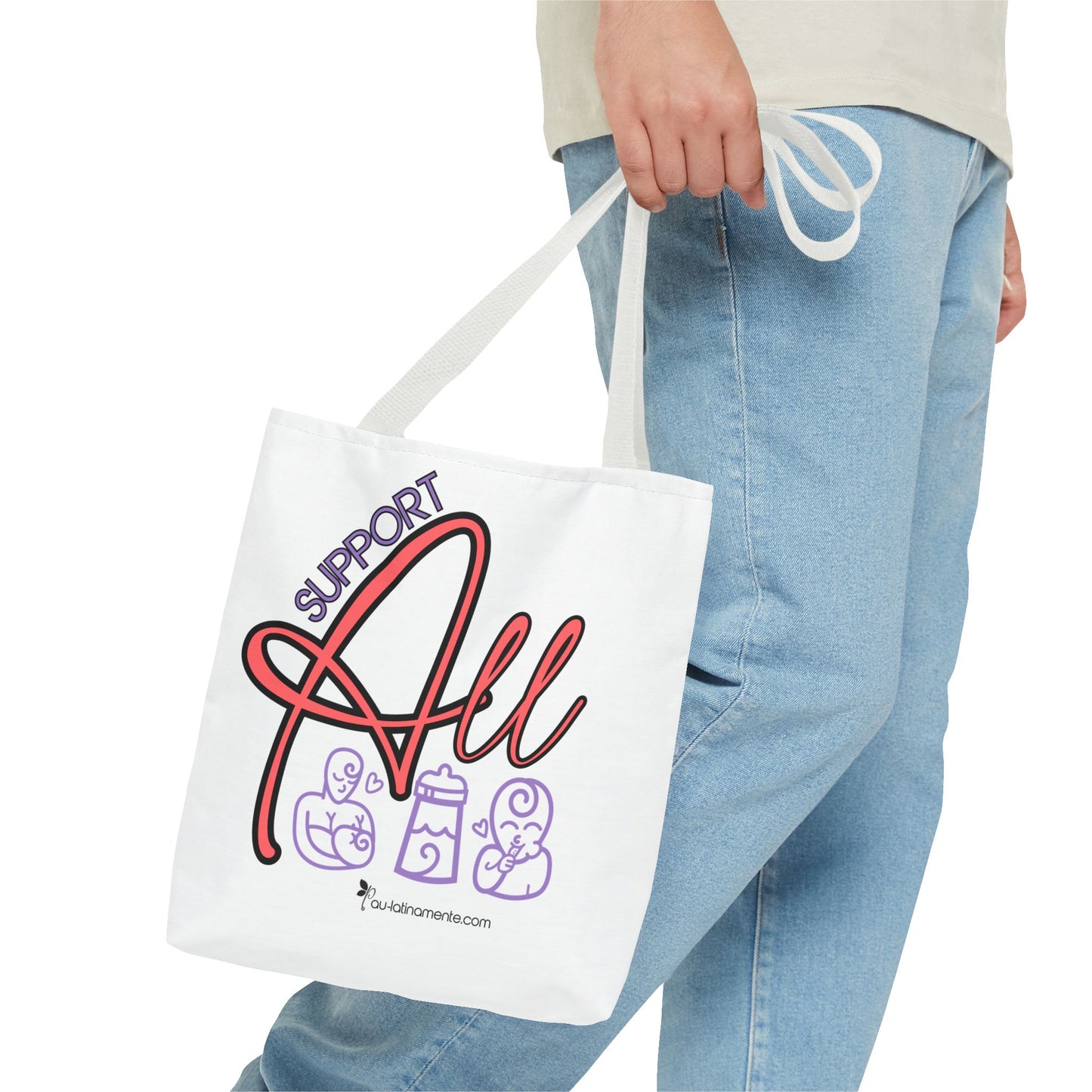Support All Feeding Tote Bag (AOP)