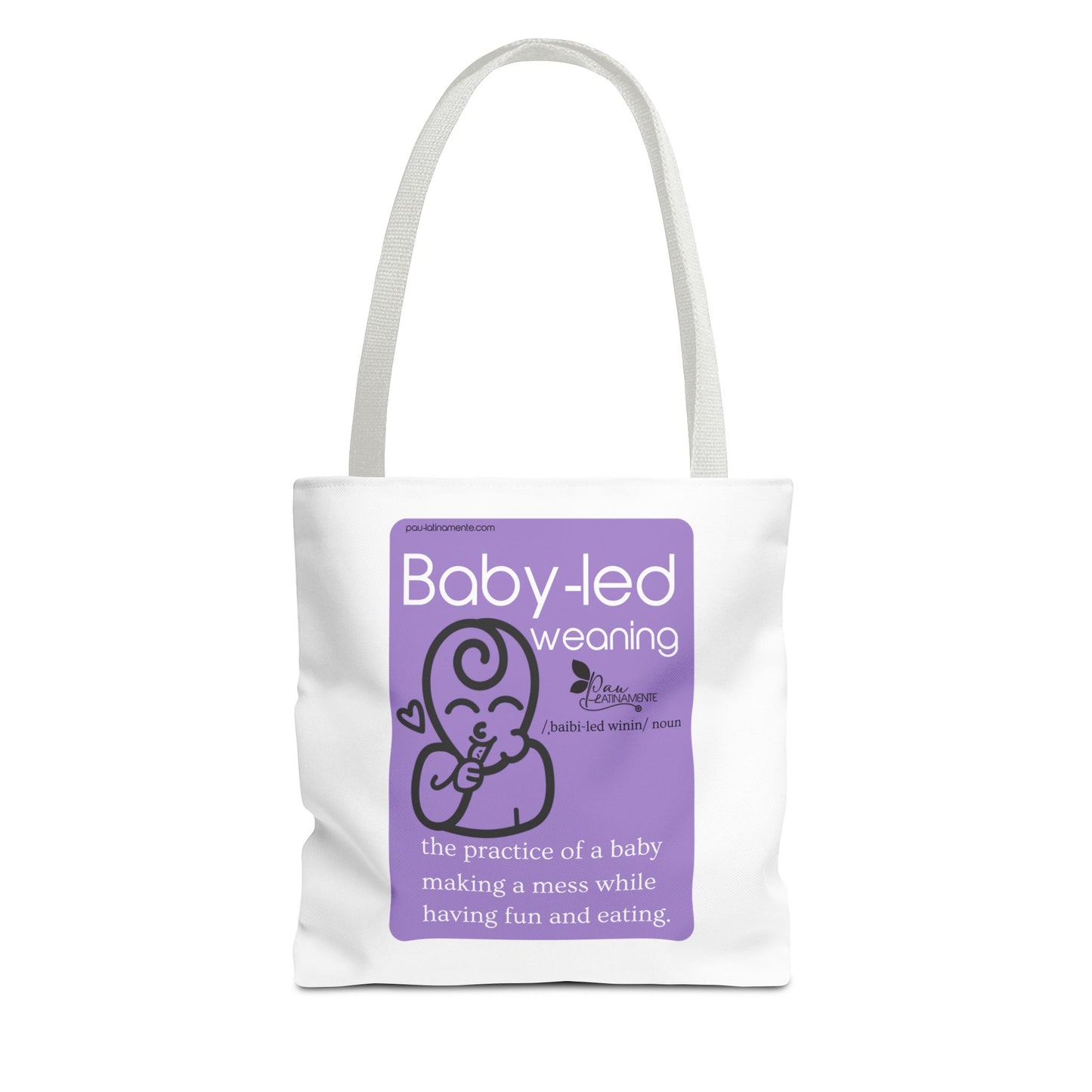 Baby-led weaning Tote Bag Purple (AOP)