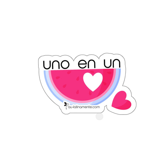 Uno en un melón - Die-Cut Stickers