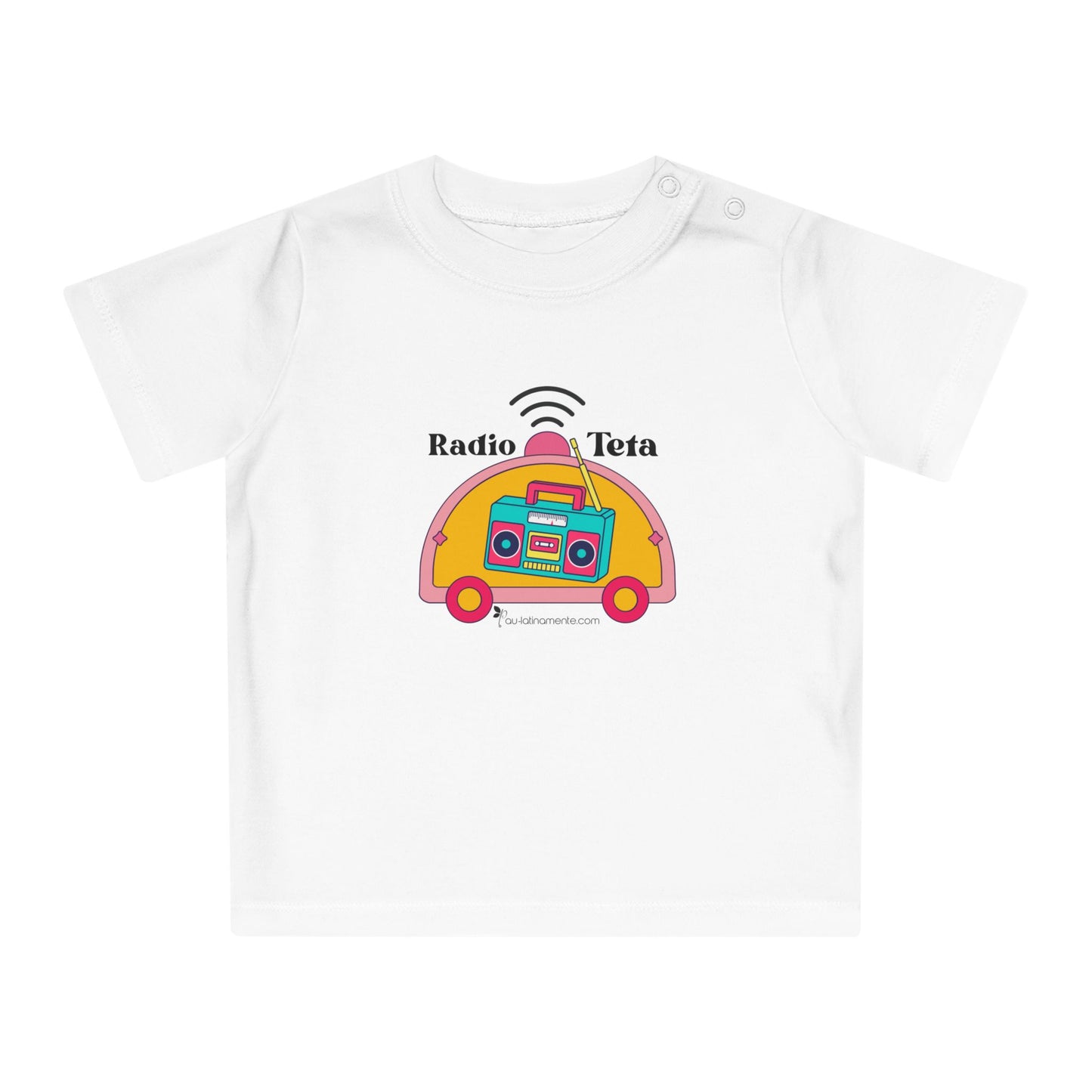 Radio Teta (black letters) - Baby T-Shirt