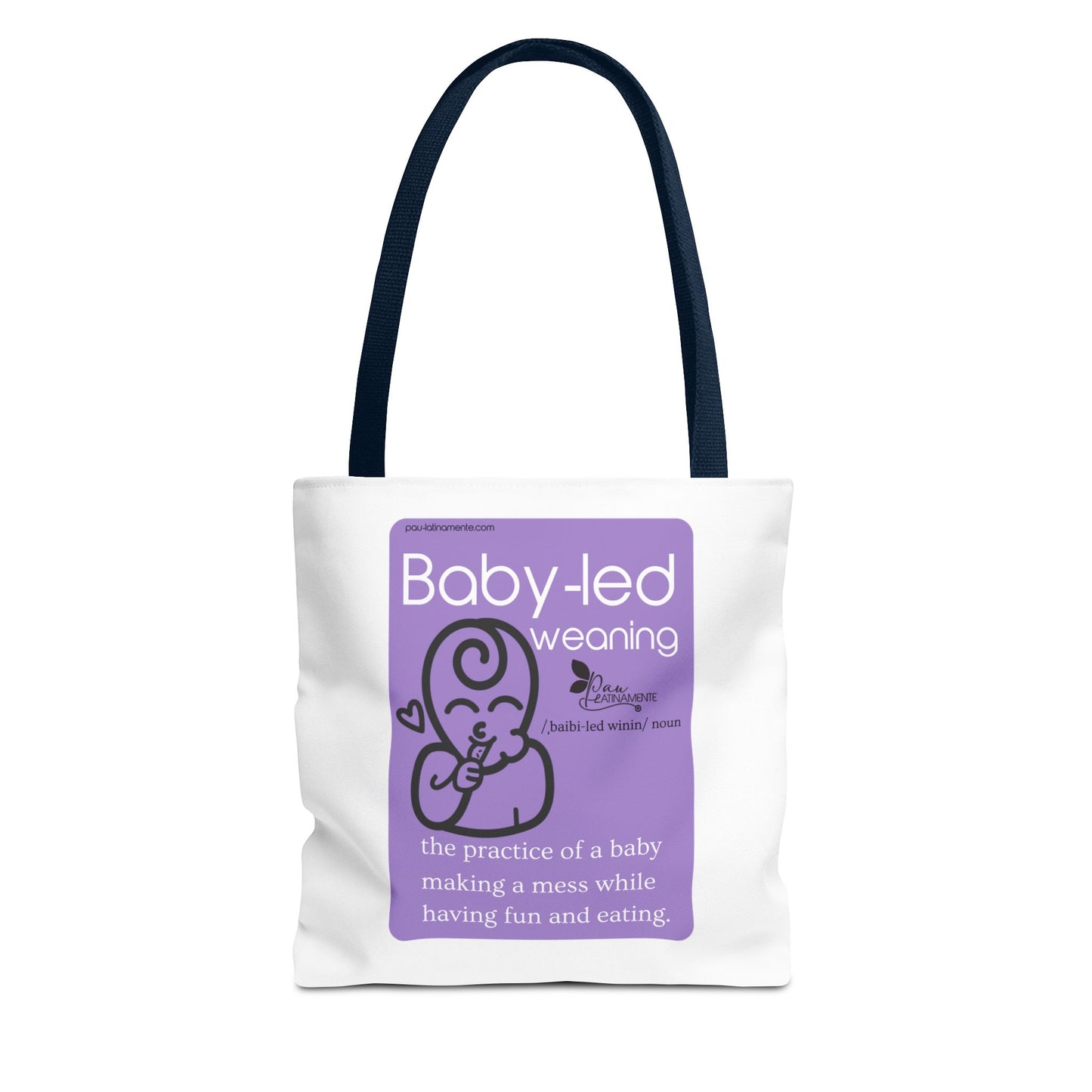 Baby-led weaning Tote Bag Purple (AOP)