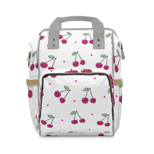 Cherry lovers - Multifunctional Diaper Backpack