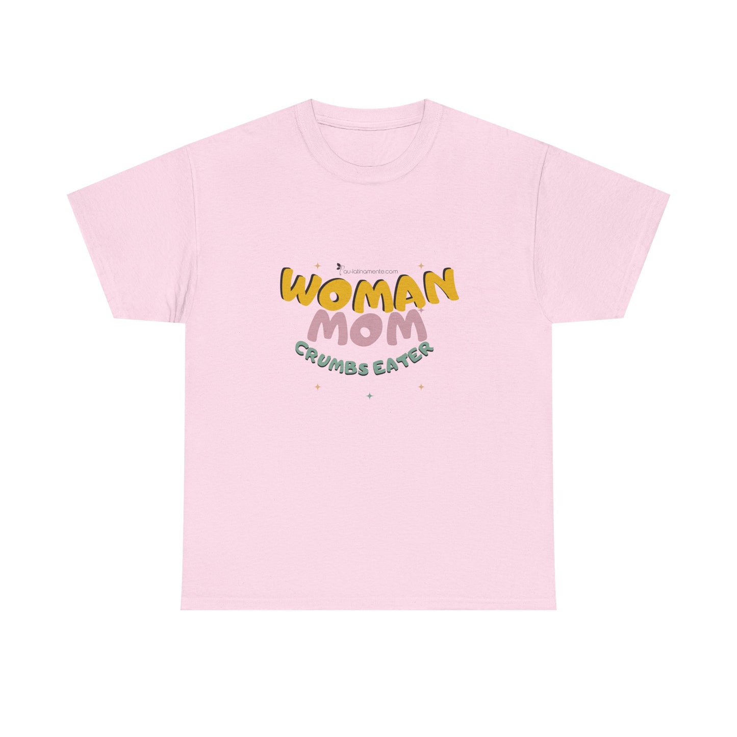 Woman, Mom, Crumbs eater - Unisex Heavy Cotton Tee
