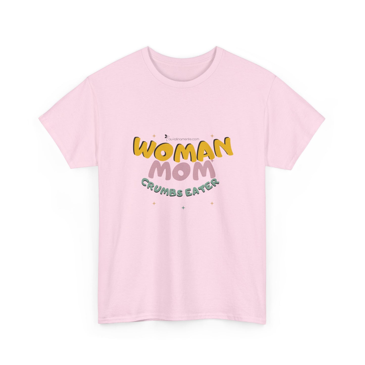 Woman, Mom, Crumbs eater - Unisex Heavy Cotton Tee