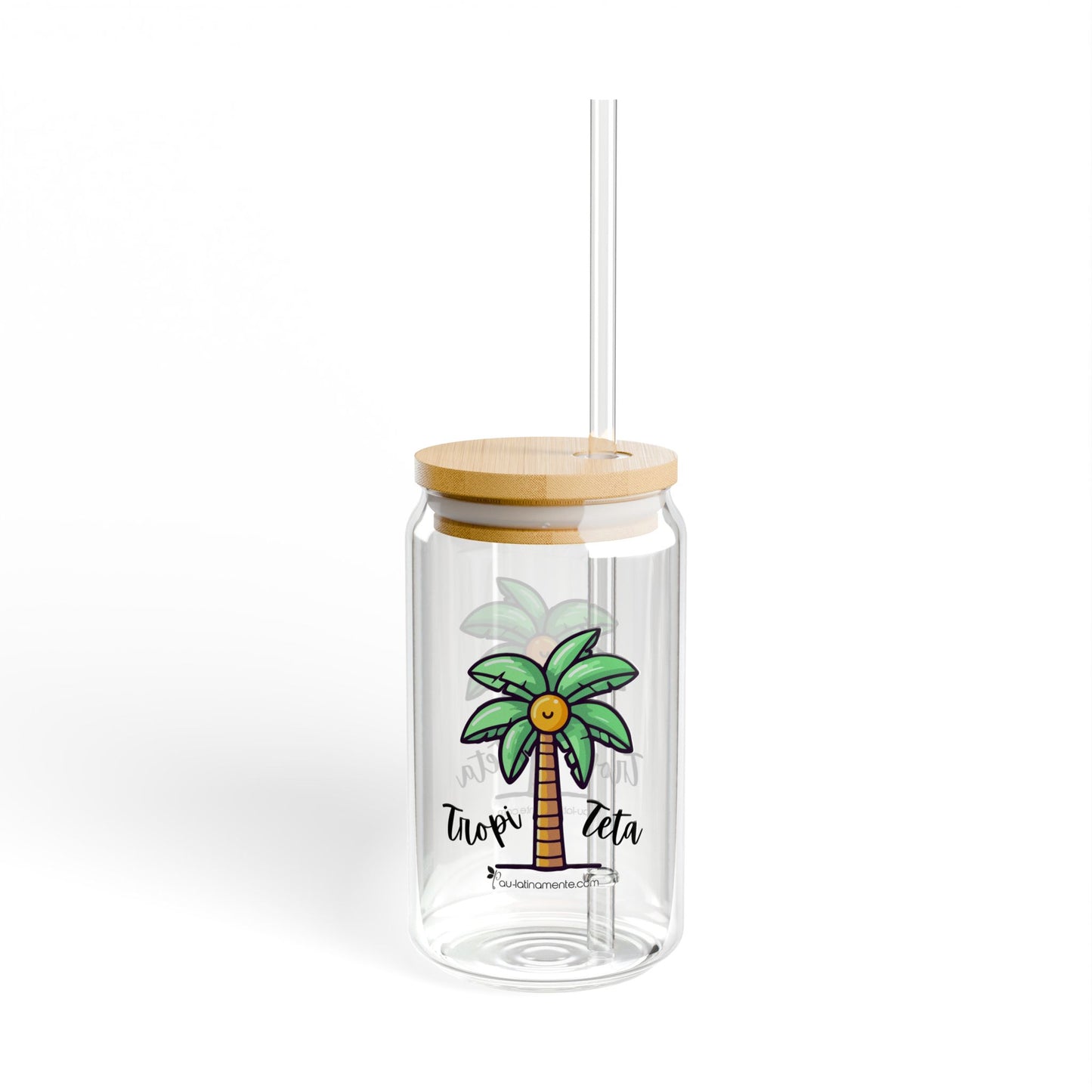 Tropi Teta - Sipper Glass, 16oz