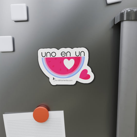 Uno en un melón - Die-Cut Magnets