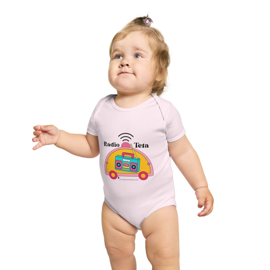 Radio Teta - Short Sleeve Baby Bodysuit