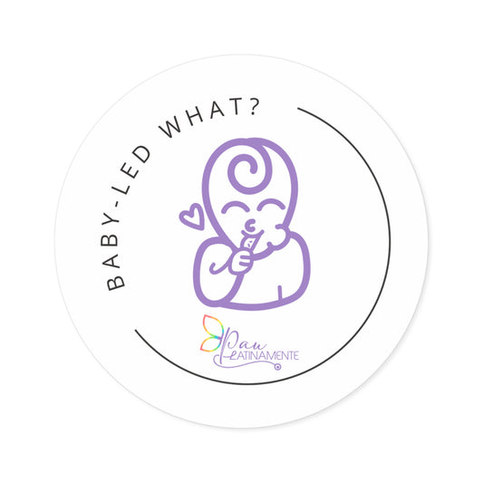 Bab-led What, Round Stickers, Indoor\Outdoor