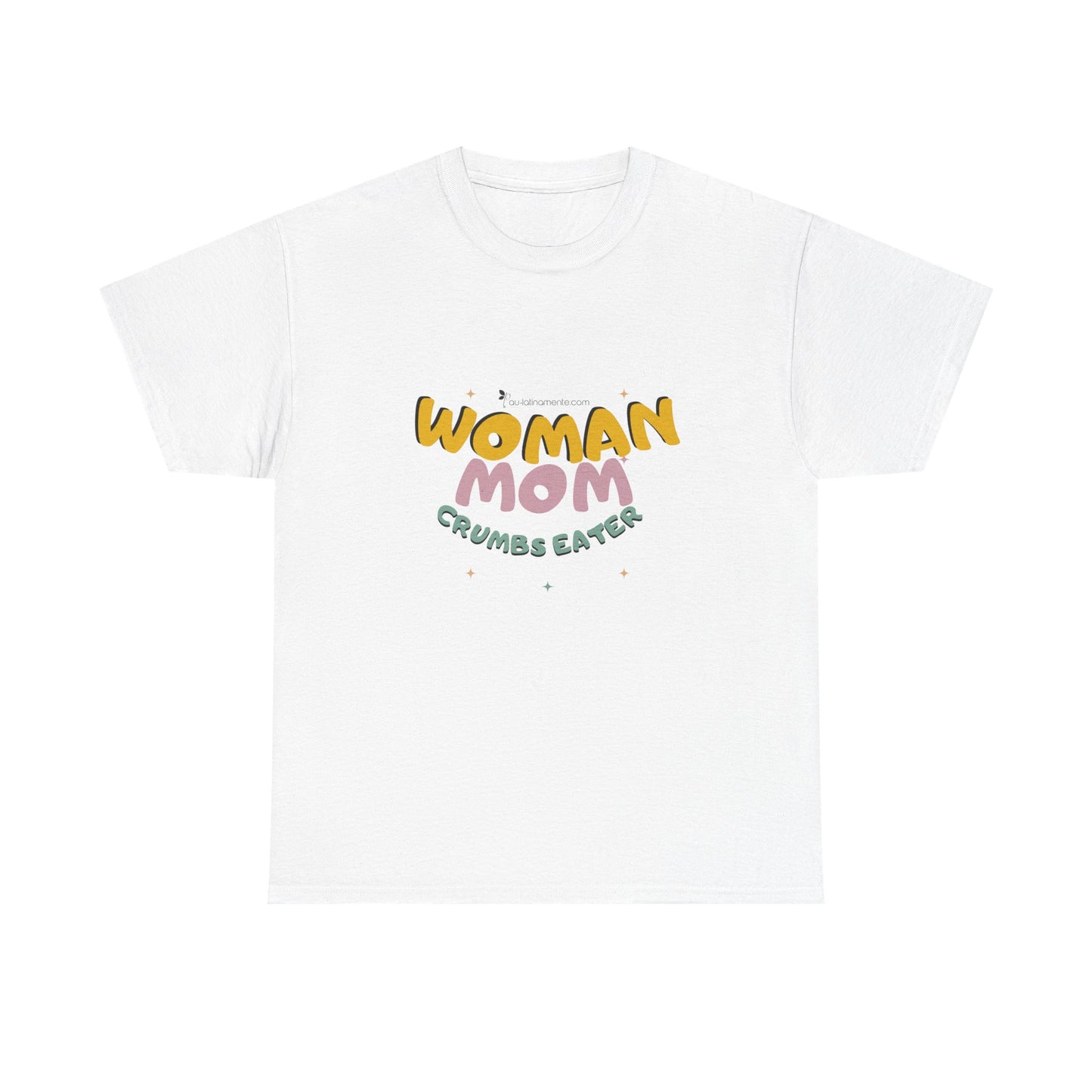 Woman, Mom, Crumbs eater - Unisex Heavy Cotton Tee